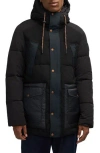 Scotch & Soda Arza Hooded Puffer Jacket In Black