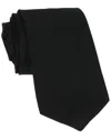 Scotch & Soda Black Tonal Ampersan Logo Tie In Black
