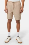 Scotch & Soda Seasonal Core 8.27 Shorts In Soft Camel
