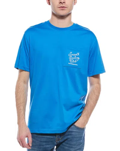 Scotch & Soda Graphic T-shirt In Blue