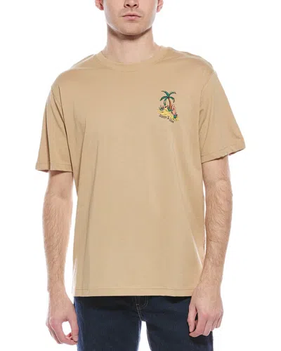 Scotch & Soda Graphic T-shirt In Brown
