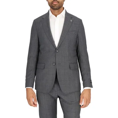 Scotch & Soda Men's Modern Fit Check Suit In Grey