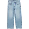 Scotch & Soda Kids' 5-pocket Straight Fit Jeans In Light Blue Pastel