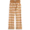 Scotch & Soda Checked Sweatpants In Checkboard