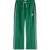 Scotch & Soda Kids' Straight Fit Tricot Track Pants In Bright Green