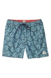 Scotch & Soda Low Tide Swim Trunks In Sargasso Sea