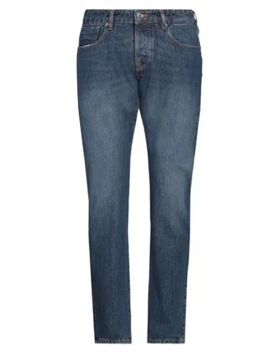 Scotch & Soda Man Jeans Blue Size 33w-32l Cotton, Elastane