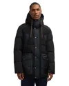 Scotch & Soda Arza Hooded Puffer Jacket In Black