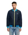 Scotch & Soda Men's Reversible Bomber Jacket In Multi