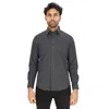 Scotch & Soda Modern Fit Flower Stretch Cotton Dress Shirt In Black