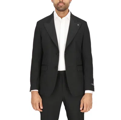 Scotch & Soda Mens Black Tuxedo In Red