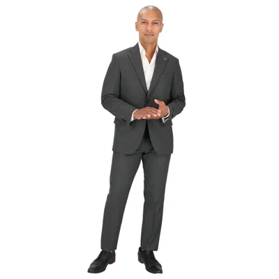 Scotch & Soda Mens Charcoal/navy Suit In Multi