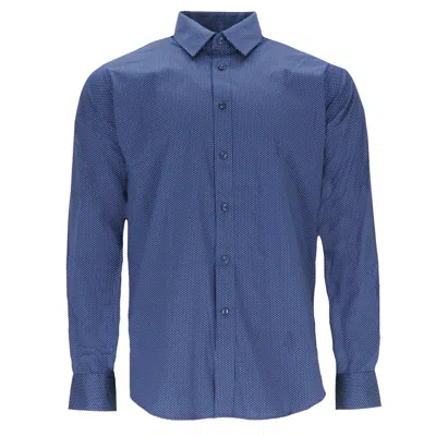 Scotch & Soda Mens Navy Dress Shirt In Blue