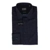 Scotch & Soda Mens Navy Dress Shirt In Multi