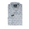 Scotch & Soda Mens White/navy Dress Shirt In Multi