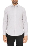 Scotch & Soda Modern Fit Dress Shirt In White/blue