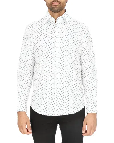 Scotch & Soda Modern Fit Dress Shirt In White