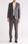 Scotch & Soda Modern Fit Solid Grey Wool Suit In Solid Grey
