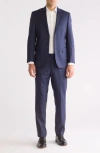 Scotch & Soda Modern Fit Solid Navy Wool Suit In Solid Navy