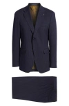 Scotch & Soda Modern Fit Pinstripe Two-piece Suit In Navy Stripe