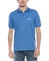 Scotch & Soda Pique Polo Shirt In Blue