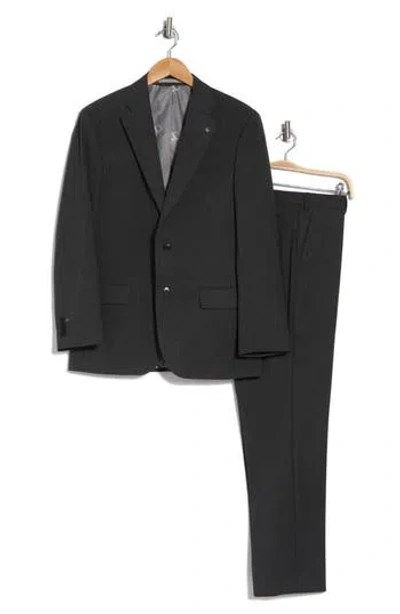 Scotch & Soda Modern Fit Tuxedo In Black