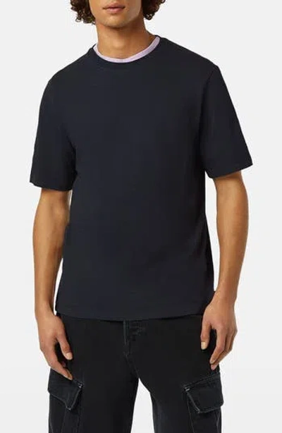 Scotch & Soda Relaxed Fit 3 Crosses Cotton & Linen T-shirt