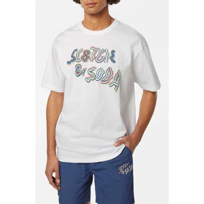 Scotch & Soda Relaxed Fit Cotton T-shirt In White