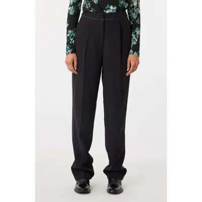 Scotch & Soda Robyn Topstitch Detail Pants In Black
