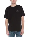 Scotch & Soda Roll Neck T-shirt In Black