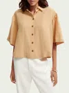 Scotch & Soda Short-sleeved Top In Multi