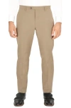 Scotch & Soda Traveler Tech Stretch Trousers In British Khaki
