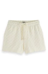 Scotch & Soda Terry Cloth Shorts In Soft Ice