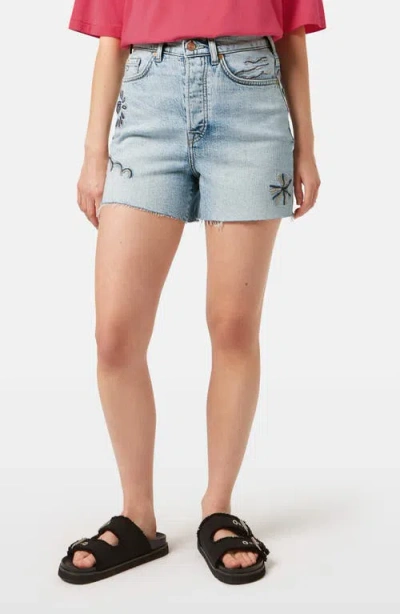Scotch & Soda The Ray Cutoff Stretch Denim Shorts In Spring Lights