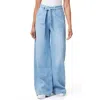 Scotch & Soda The Wave Wide Leg Jeans In Luna Blue Light