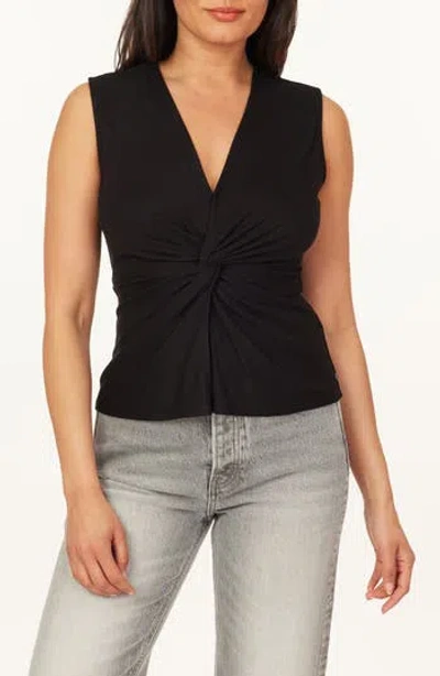 Scotch & Soda Twist Front Top In Black