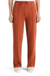 Scotch & Soda Modal Pin-tuck Sweatpant In Rust In Rust