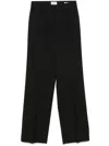 Scotch & Soda Straight-leg Trousers In Black
