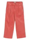 Scotch & Soda Straight-leg Trousers In Pink