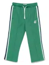 Scotch & Soda Stripe-detail Track Pants In Green