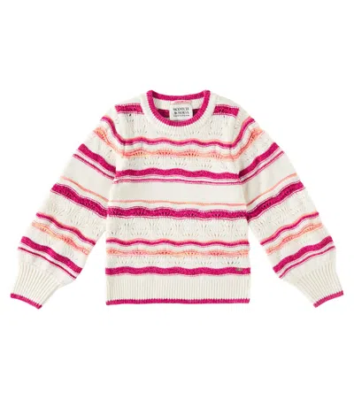 Scotch & Soda Kids' Striped Jumper In Multicoloured