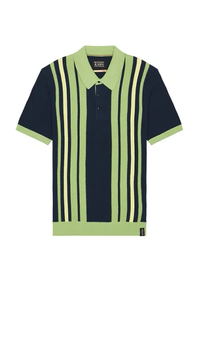 SCOTCH & SODA STRUCTURED POLO