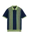 Scotch & Soda Scotch Soda Mens Vintage Polo Shirt Pants In Atlantic Blue