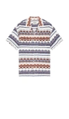Scotch & Soda Structured Stripe Shirt In White