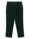 Scotch & Soda Tapered Corduroy Chinos In Green