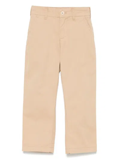Scotch & Soda Kids' Tapered Trousers In Neutrals