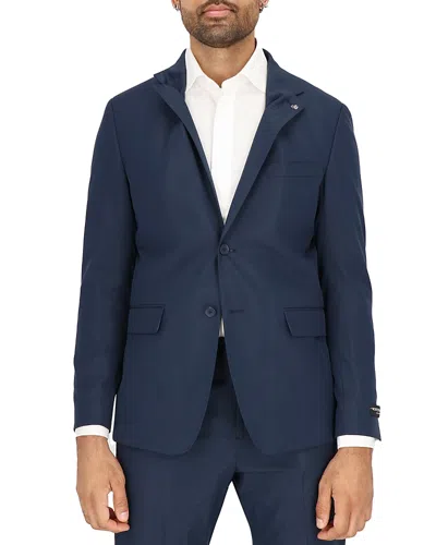 Scotch & Soda Tech Stretch Sportcoat In Navy Plain