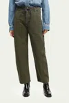 Scotch & Soda The Pip Utility Chino In Military Green In Green