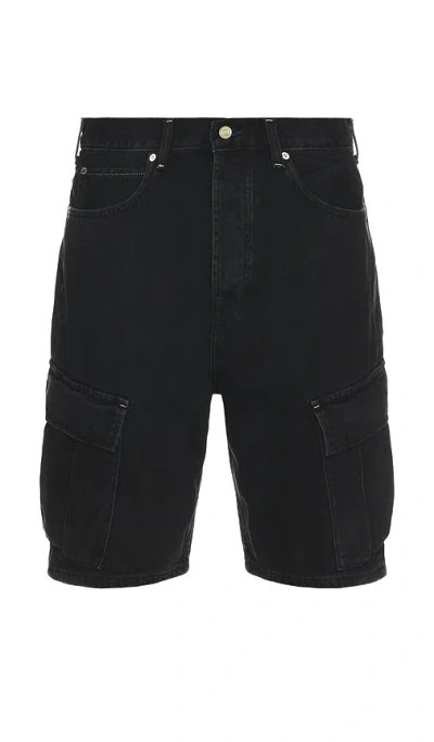 Scotch & Soda The Strand Loose Denim Shorts In Black