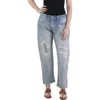 Scotch & Soda The Zee Womens Denim Straight Leg Jeans In Multi